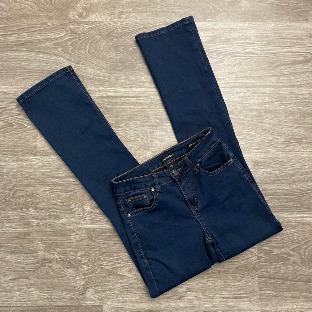 Needle & Cloth Medium Rinse Slim Boot-Cut Jeans Size 4P
